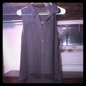 Sheer button up